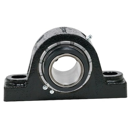 Rexnord Pillow Block Bearing, 2 Bolt Pillow Block, 4 in. Bore, 4-1/8 in. Base to Center Height ZA2400